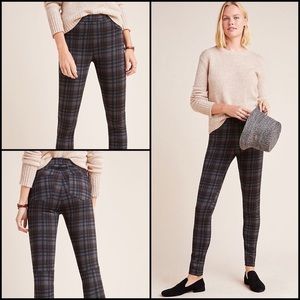 Anthropologie Sanctuary Northolt Plaid Stretch Leggings Size L